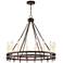 Nina 32" Wide Oil-Rubbed Bronze 18-Light Chandelier