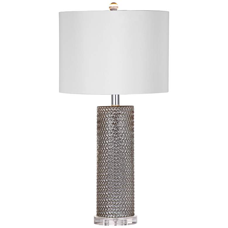 Image 1 Nina Mercury Glass Column Table Lamp
