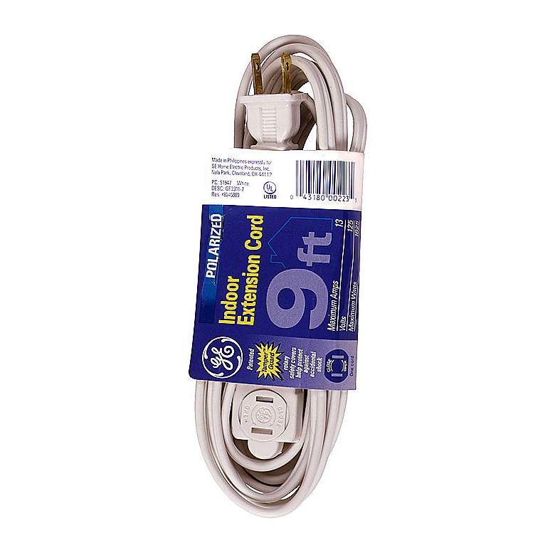 Image 1 Nine Foot Indoor Extension Cord by GE