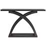 4_Nipran 47" Wide Distressed Gray Wood Sofa Console Table more views