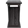 5_Nipran 47" Wide Distressed Gray Wood Sofa Console Table more views