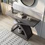 7_Nipran 47" Wide Distressed Gray Wood Sofa Console Table more views