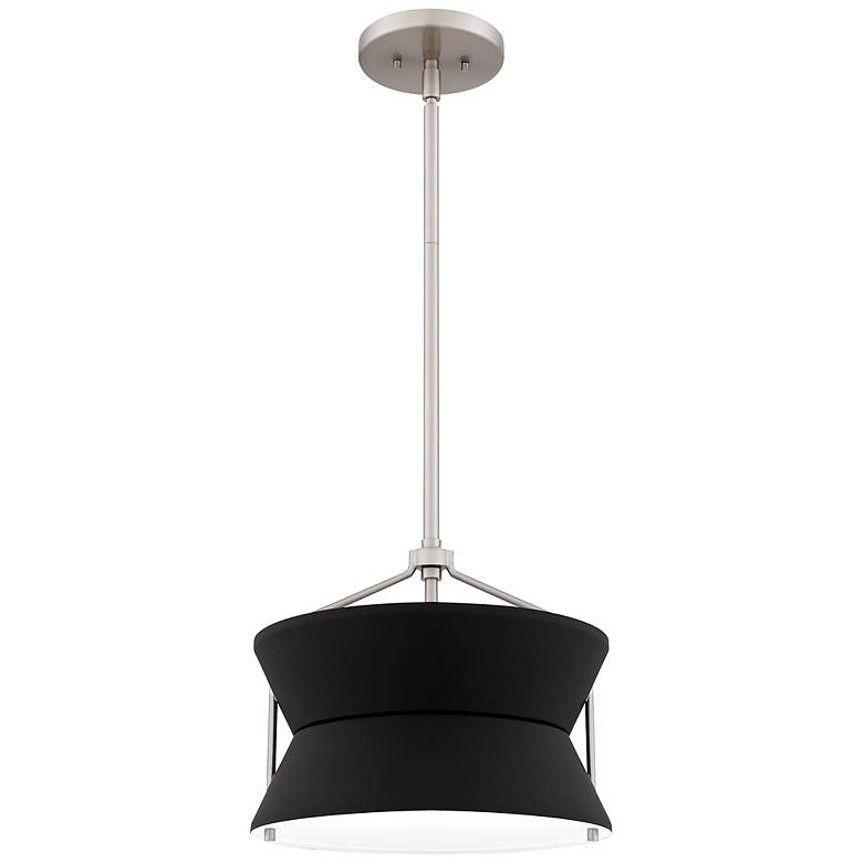 Image 1 Nira 2-Light Brushed Nickel Pendant Light