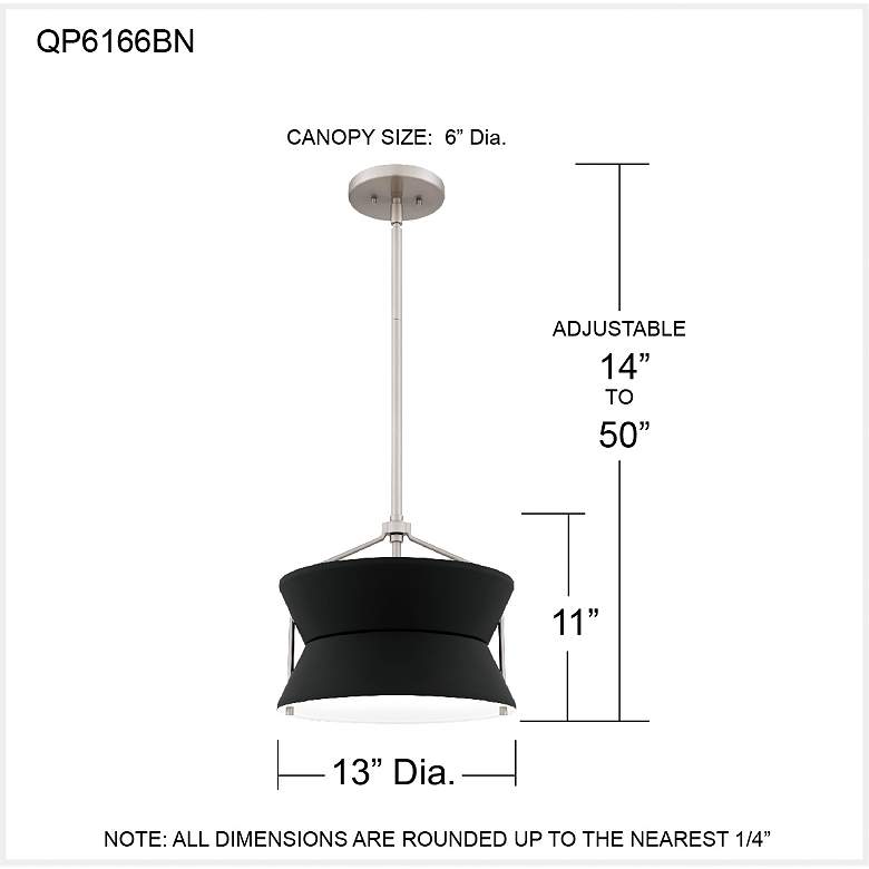 Image 7 Nira 2-Light Brushed Nickel Pendant Light more views