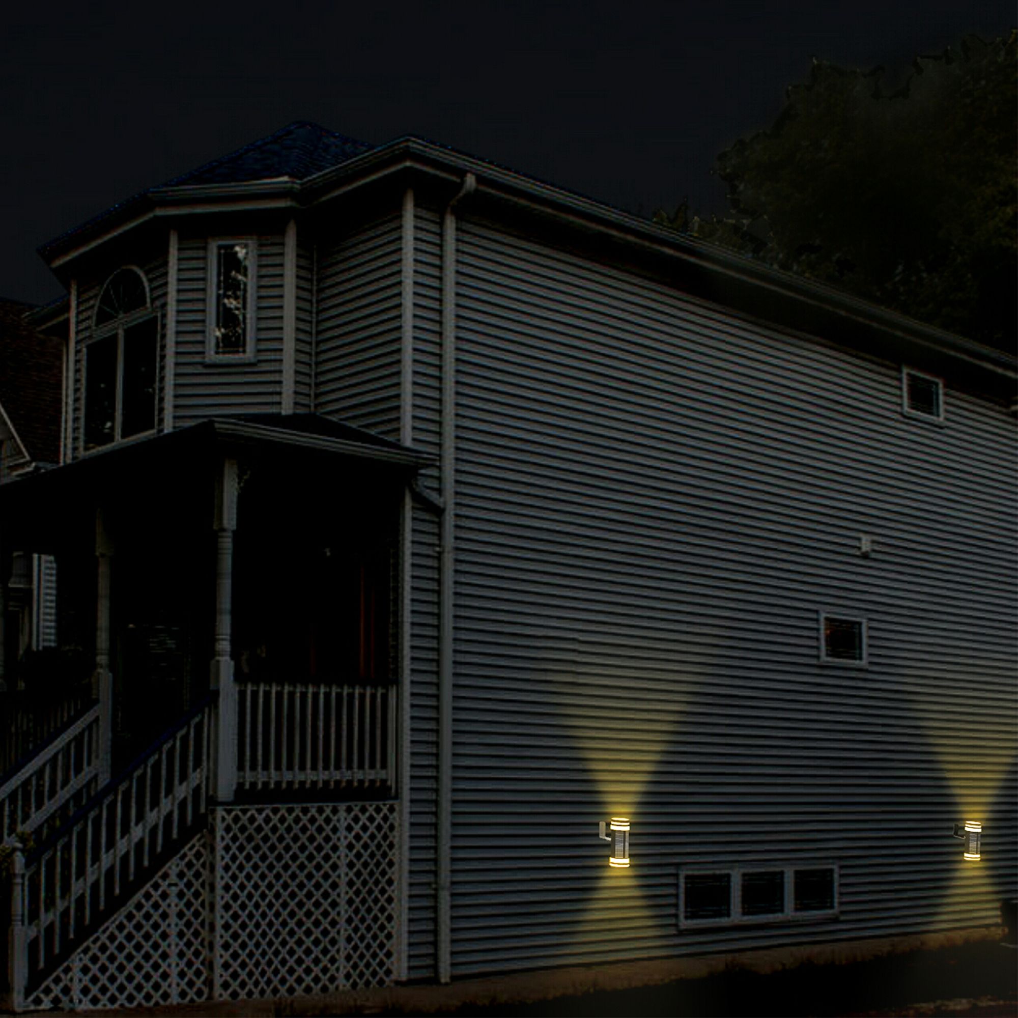 Nish 9 3/4" High Black Dual Direction LED Solar Wall Light