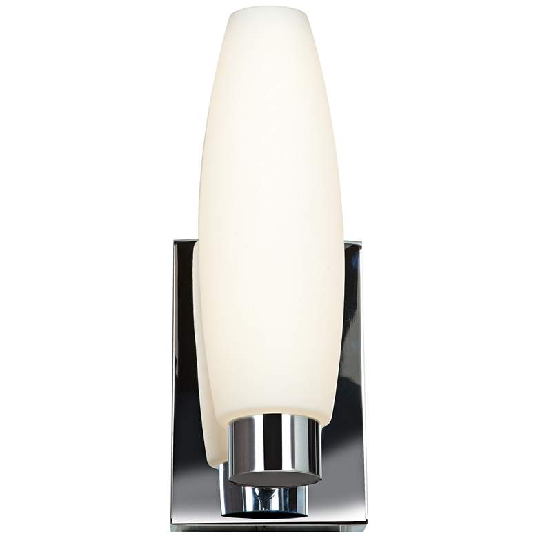 Image 1 Nite 11 inch High Task and Ambient LED Chrome Wall Sconce