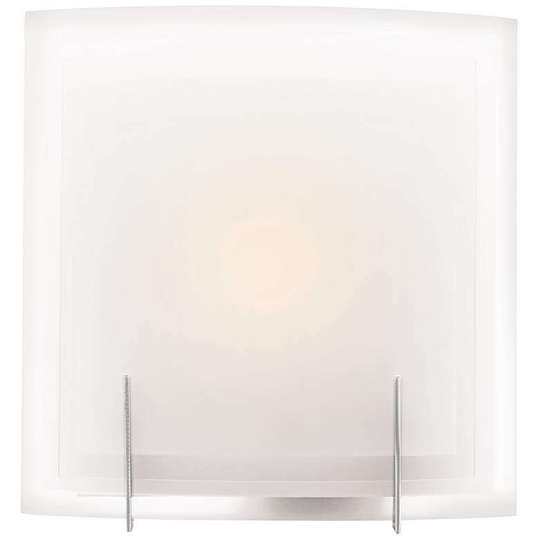 Image 1 Nitrous 12 inch High Brushed Steel Wall Sconce