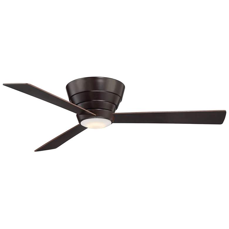 Image 1 Niva 54" Oiled Bronze Flush Mount Ceiling Fan by Wind River