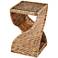 Nivala 14 1/4" Wide Natural Water Hyacinth Side Table