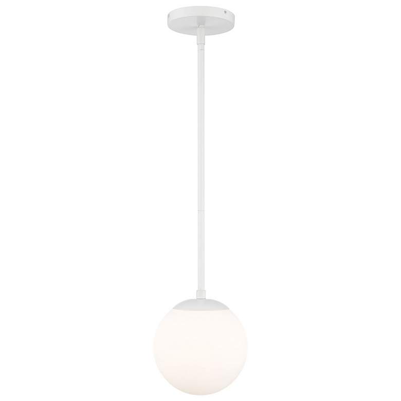 Image 1 Niveous 7.69 inchH x 7 inchW 1-Light Pendant in White