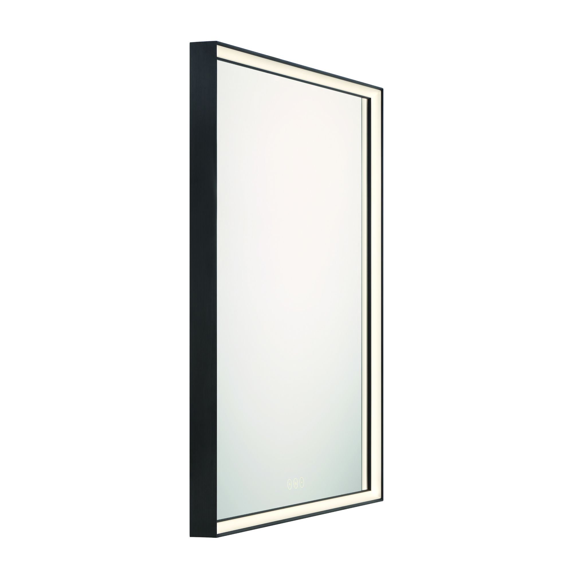 Image 3 Nixon 36" LED Square Mirror  Black more views