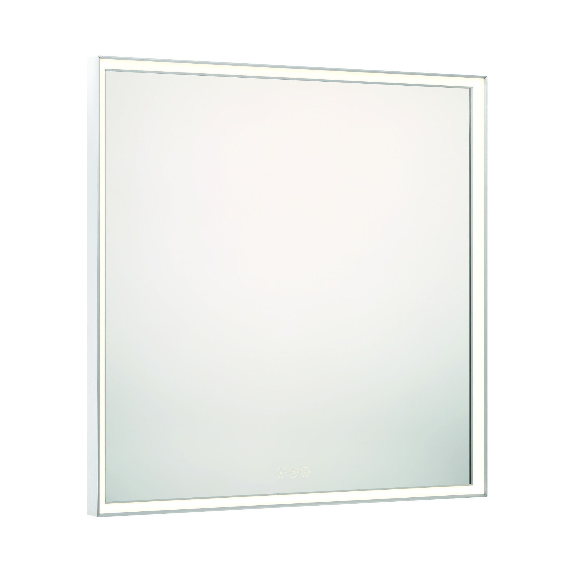 Image 2 Nixon 36" LED Square Mirror  Silver more views