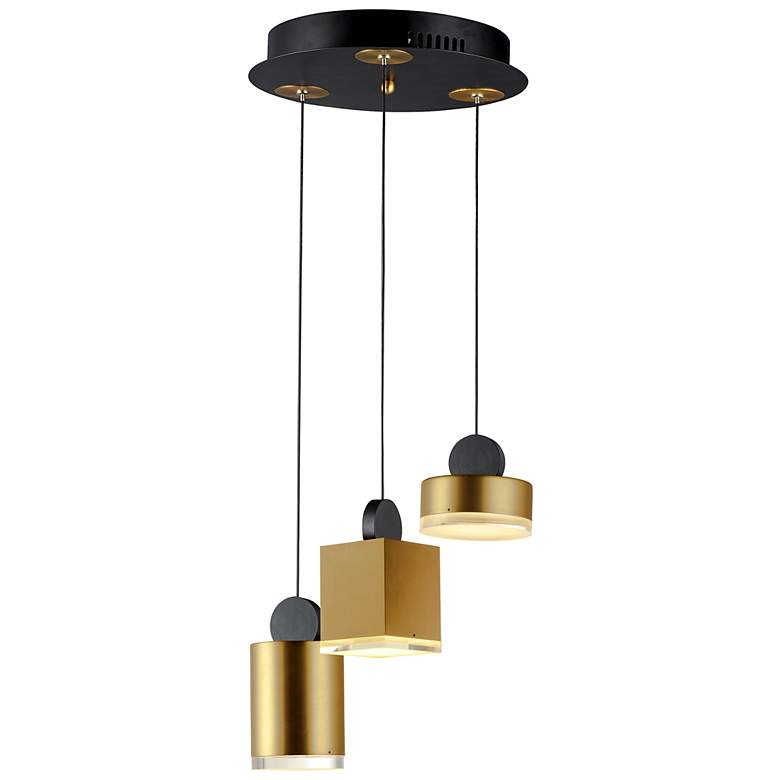 Image 1 Nob 3-Light LED Pendant