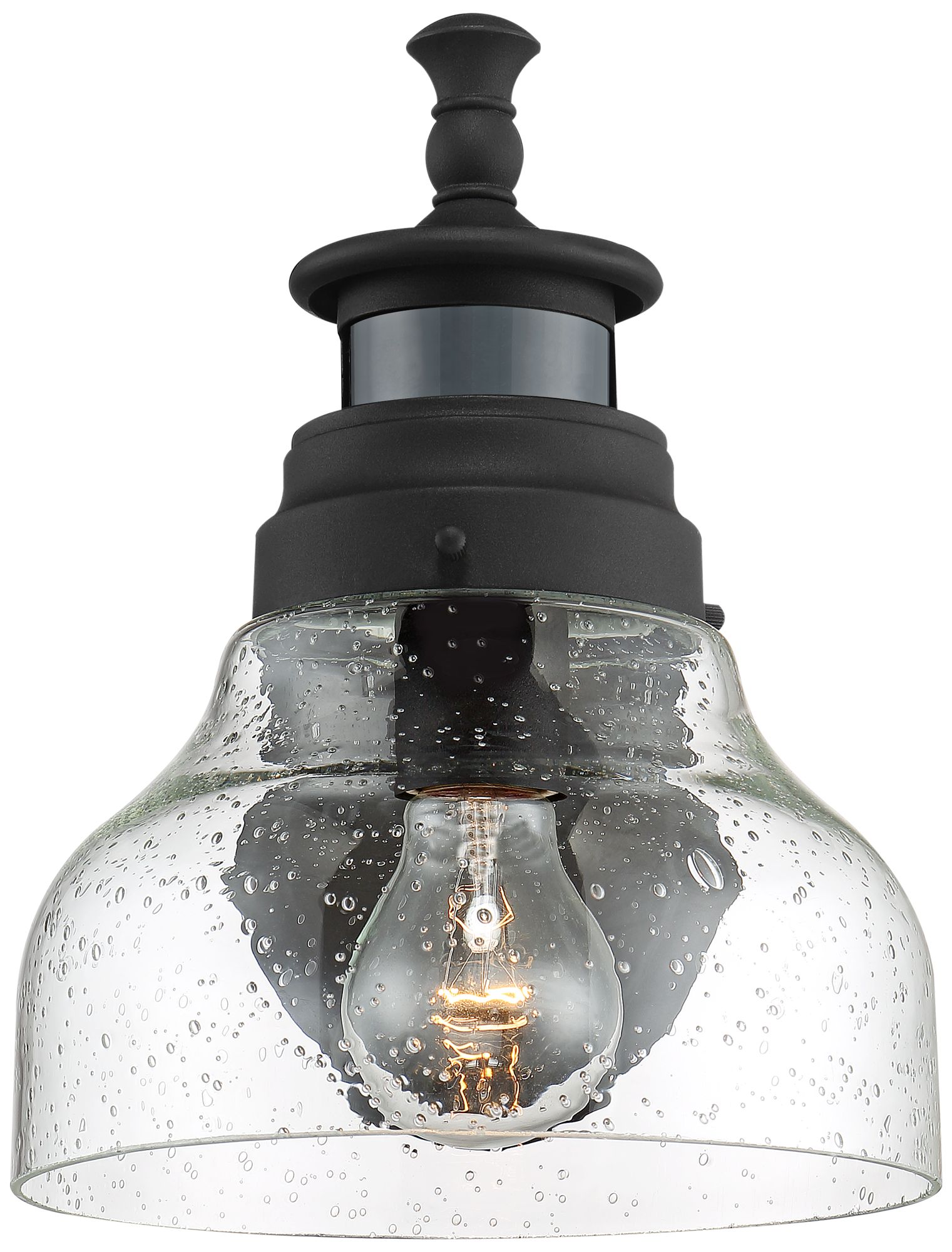 Image 5 Nobel 10" High Black Motion Sensor Outdoor Wall Light more views