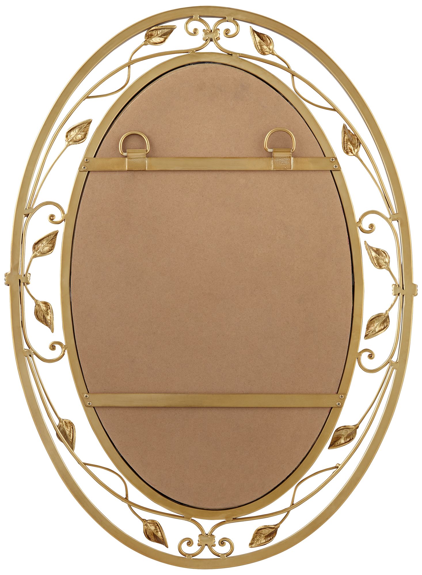 Image 6 Noble Park 24" x 34" Eden Park Gold Oval Wall Mirror more views