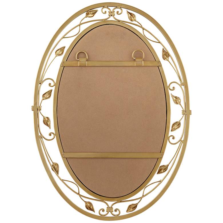 Image 6 Noble Park 24" x 34" Eden Park Gold Oval Wall Mirror more views
