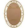 6_Noble Park 24" x 34" Eden Park Gold Oval Wall Mirror more views