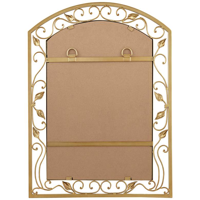 Image 6 Noble Park 25 inch x 34 inch Eden Park  Gold Arch Top Wall Mirror more views
