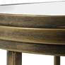4_Noble Park Alba 18" Wide Gold and Mirror Top Nesting Tables Set of 2 more views