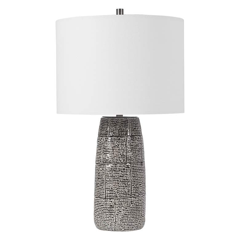 Image 2 Noble Park Alex Black and White Ceramic Table Lamp