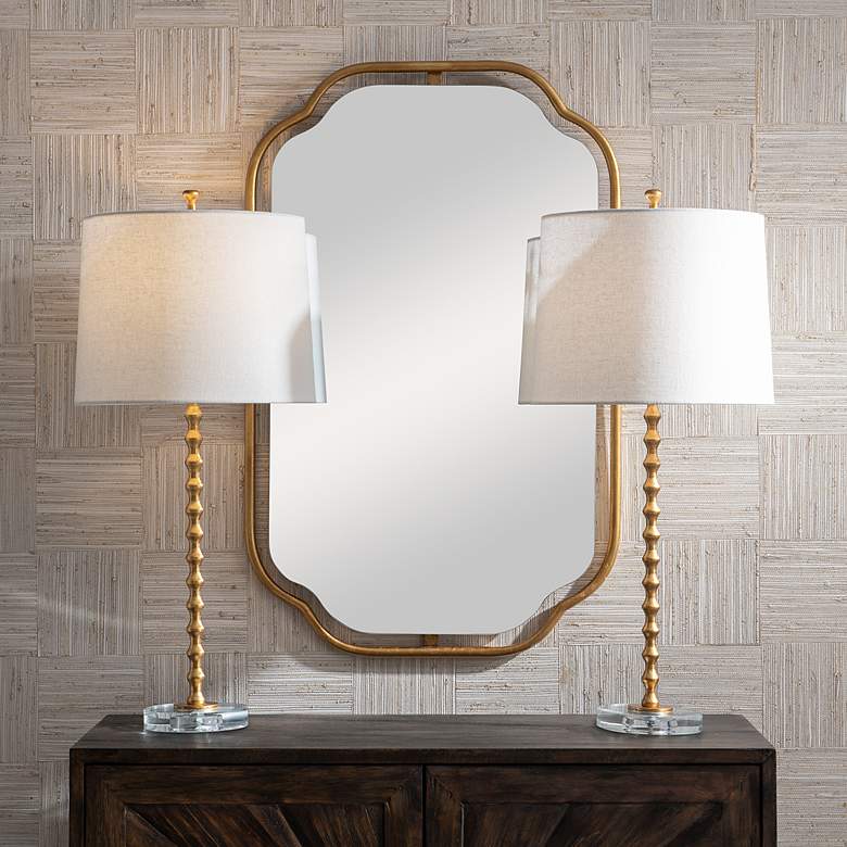 Image 3 Noble Park Alice Gold and Crystal Table Lamps Set of 2 more views