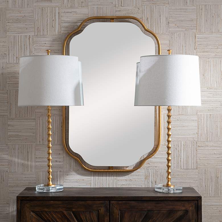 Image 4 Noble Park Alice Gold and Crystal Table Lamps Set of 2 more views