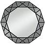 Thumbnail2 of Noble Park Allamande 32" Wide Matte Black Decagon Wall Mirror