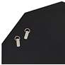 Thumbnail4 of Noble Park Allamande 32" Wide Matte Black Decagon Wall Mirror more views