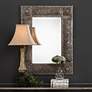 1_Noble Park Alta Antiqued Rust Gray 30" x 40 1/4" Wall Mirror