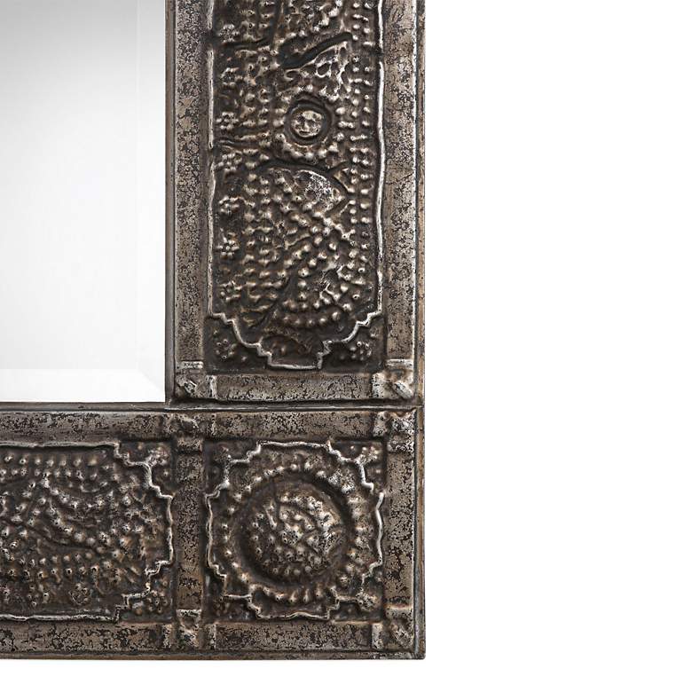 Image 5 Noble Park Alta Antiqued Rust Gray 30" x 40 1/4" Wall Mirror more views