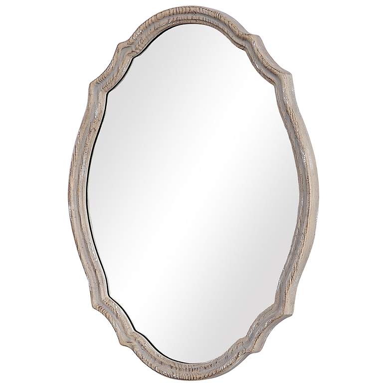Image 3 Noble Park Amador Natural Wood 24" x 34" Wall Mirror more views