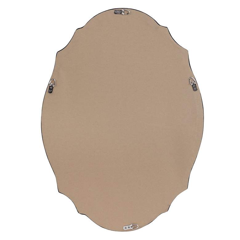 Image 4 Noble Park Amador Natural Wood 24" x 34" Wall Mirror more views