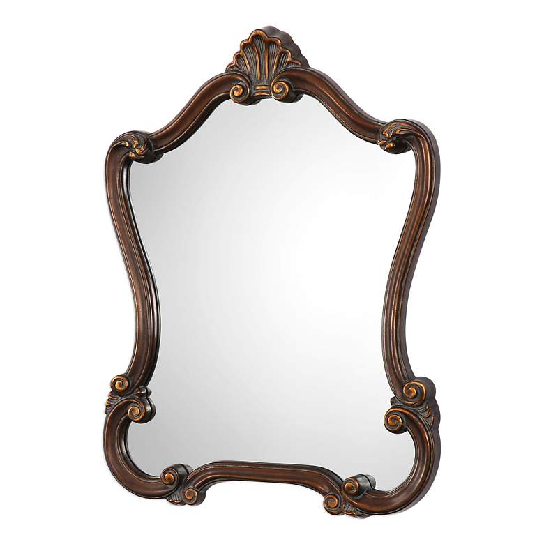 Image 4 Noble Park Antioch Distressed Bronze 26" x 35" Wall Mirror more views