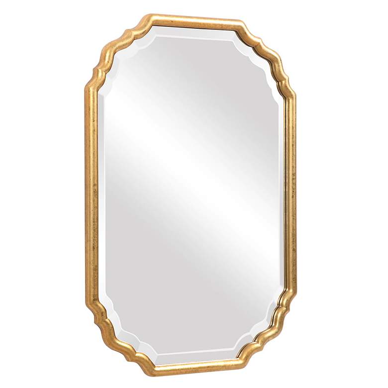 Image 4 Noble Park Aretz Metallic Gold 21 1/2" x 31 1/2" Wall Mirror more views