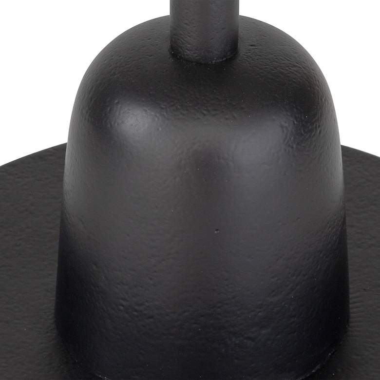 Image 4 Noble Park Arlo 12" Wide Matte Black Round Accent Table more views