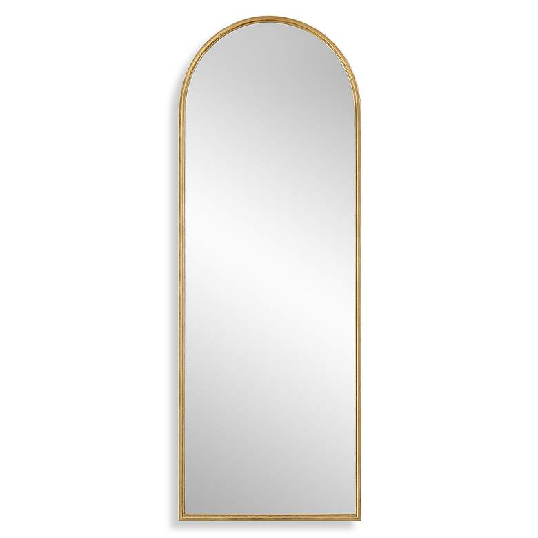 Image 2 Noble Park Aster Antique Gold 21 1/2" x 59 1/2" Wall Mirror