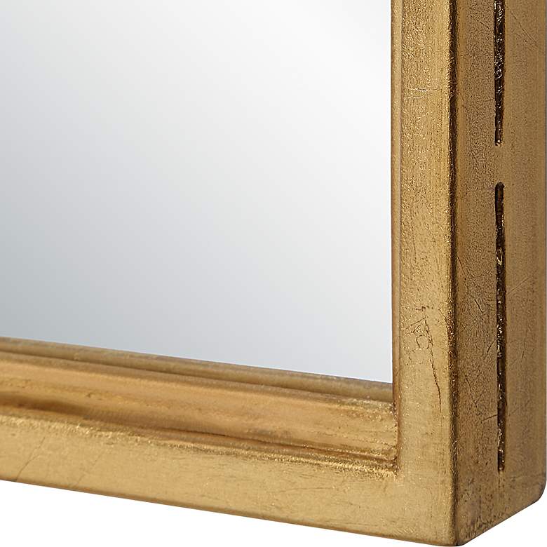 Image 6 Noble Park Aster Antique Gold 21 1/2" x 59 1/2" Wall Mirror more views