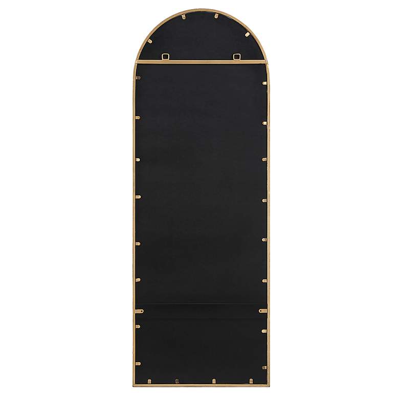 Image 7 Noble Park Aster Antique Gold 21 1/2" x 59 1/2" Wall Mirror more views