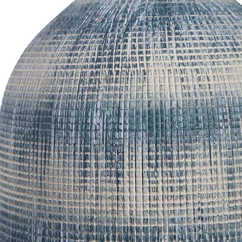Image 4 Noble Park Austin Blue and White Ceramic Table Lamp more views