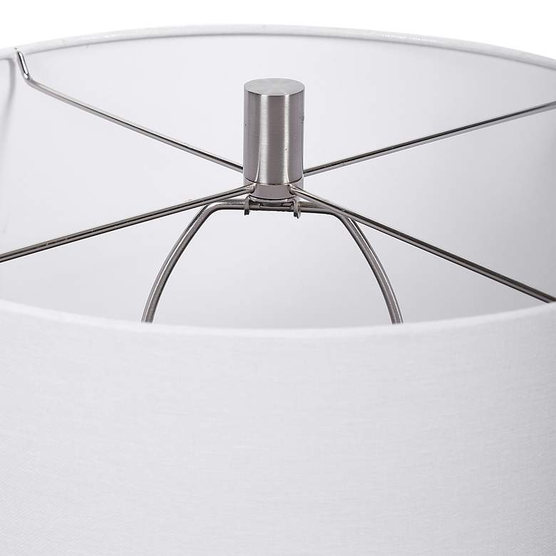 Image 5 Noble Park Austin Blue and White Ceramic Table Lamp more views