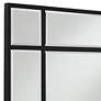 3_Noble Park Barrett Matte Black 26" x 40" Rectangular Wall Mirror more views