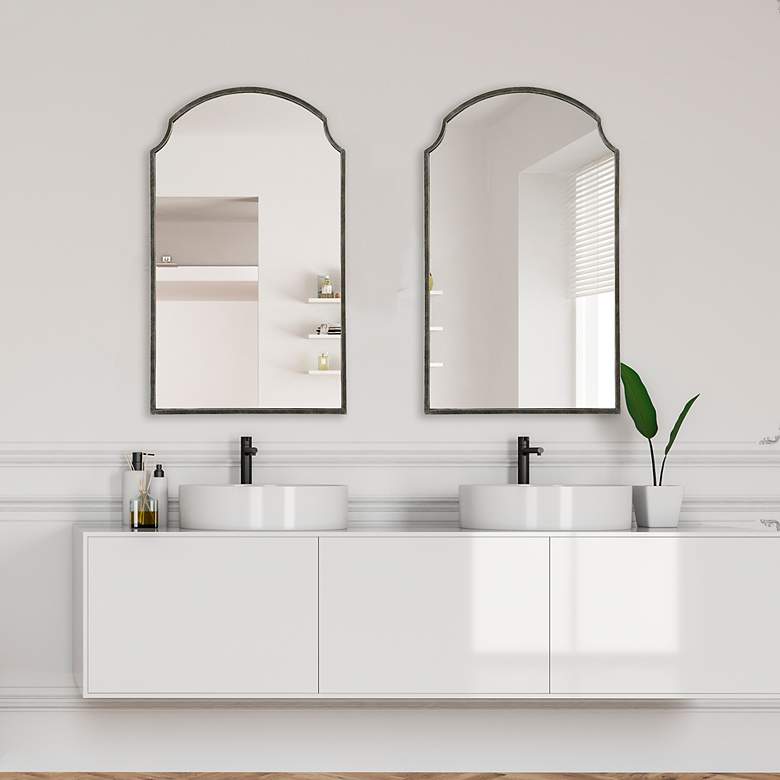 Image 3 Noble Park Belladore Rich Bronze 21 3/4" x 36" Wall Mirror more views
