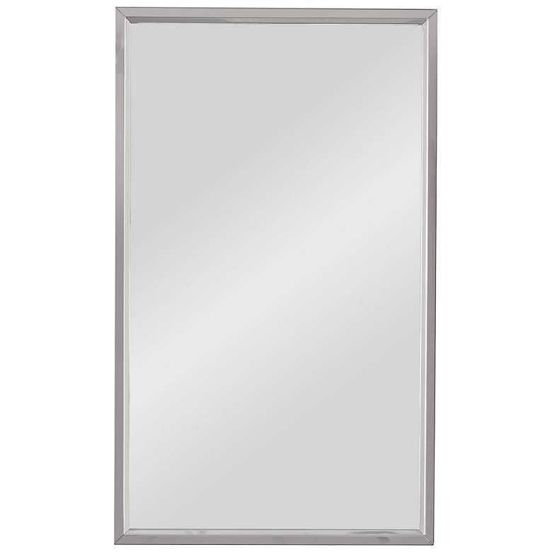 Image 2 Noble Park Berg Stainless Steel 18" x 30" Vanity Wall Mirror