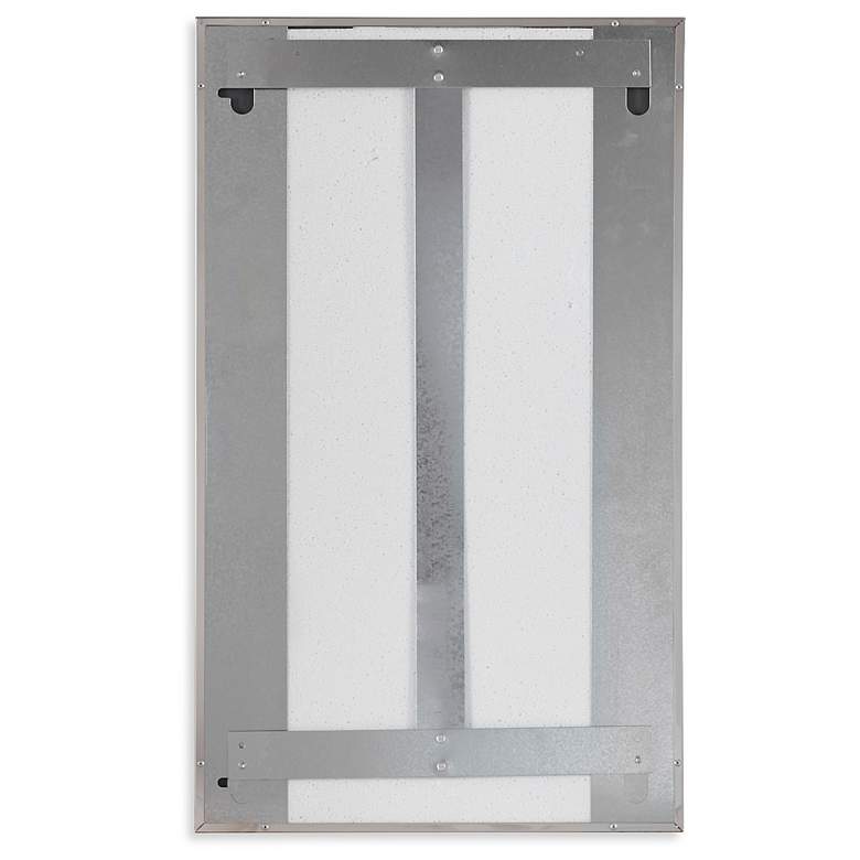 Image 6 Noble Park Berg Stainless Steel 18" x 30" Vanity Wall Mirror more views