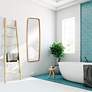 4_Noble Park Bidwell Gold Leaf 21" x 60" Wall/Floor Mirror more views