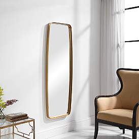 Image5 of Noble Park Bidwell Gold Leaf 21" x 60" Wall/Floor Mirror more views