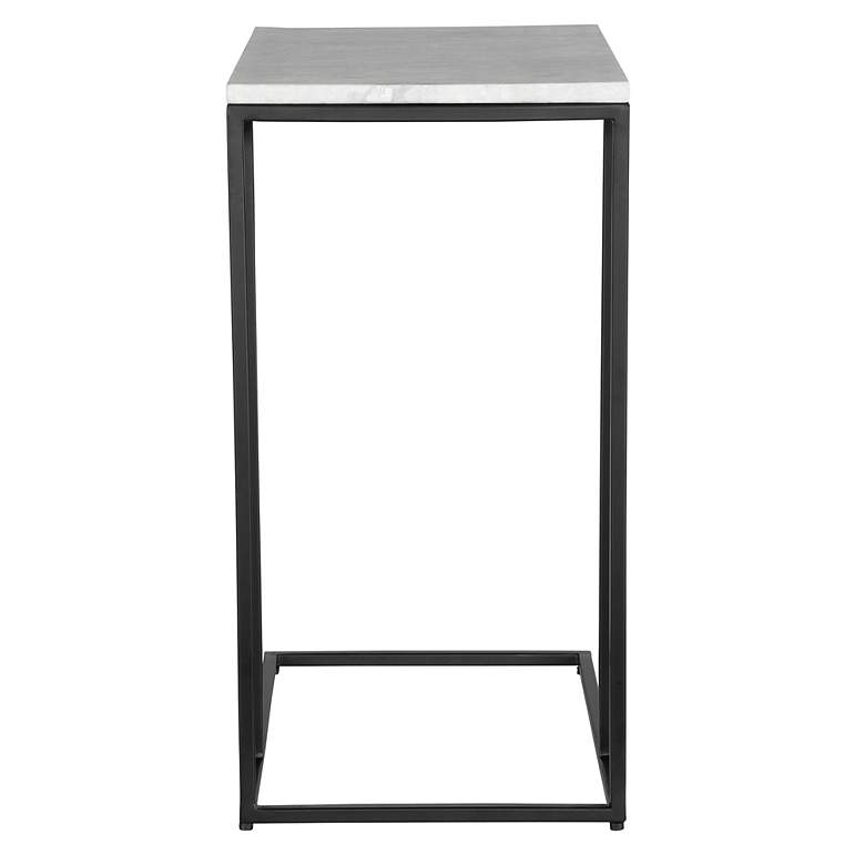 Image 6 Noble Park Calhoun 23"W Black and White Marble Accent Table more views