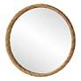 4_Noble Park Calliope Seagrass 31 3/4" Round Wall Mirror more views