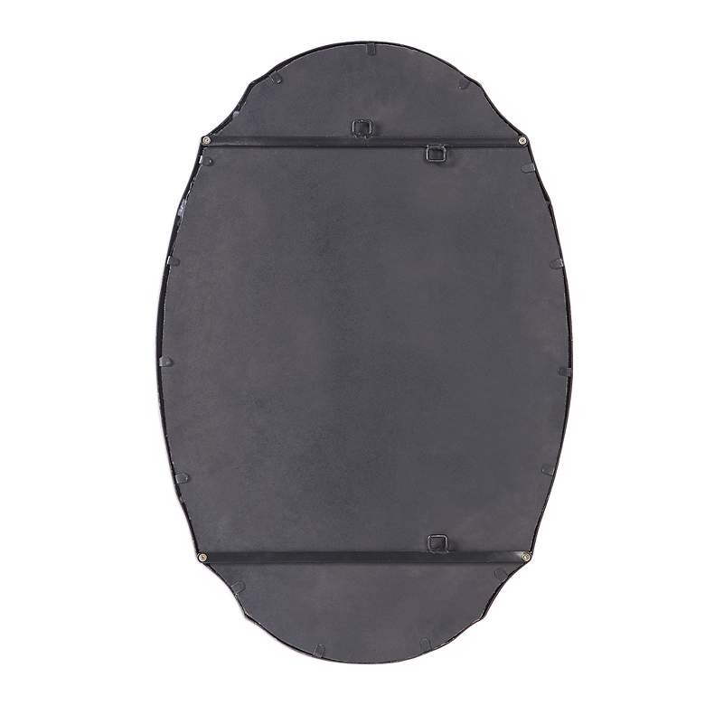 Image 7 Noble Park Carmichael Silver 24" x 36" Oval Wall Mirror more views