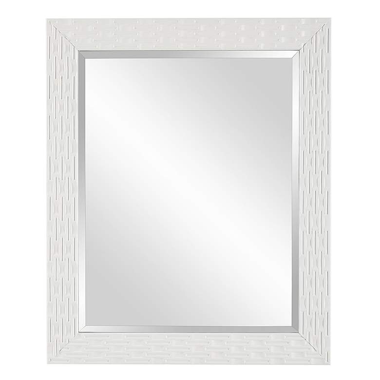 Image 2 Noble Park Ceylon Soft White 27 1/2" x 33 1/2" Wall Mirror